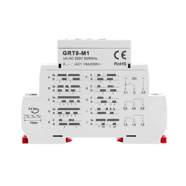 GRT8-M1-230/240多功能型时间继电器