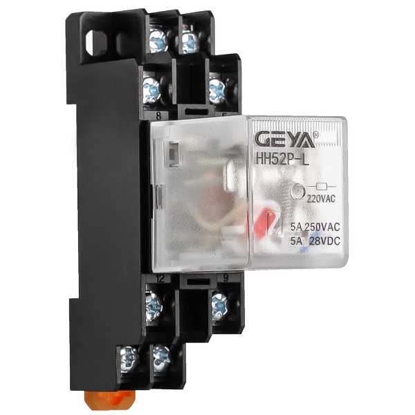 HH52P型电磁式透明通用继电器